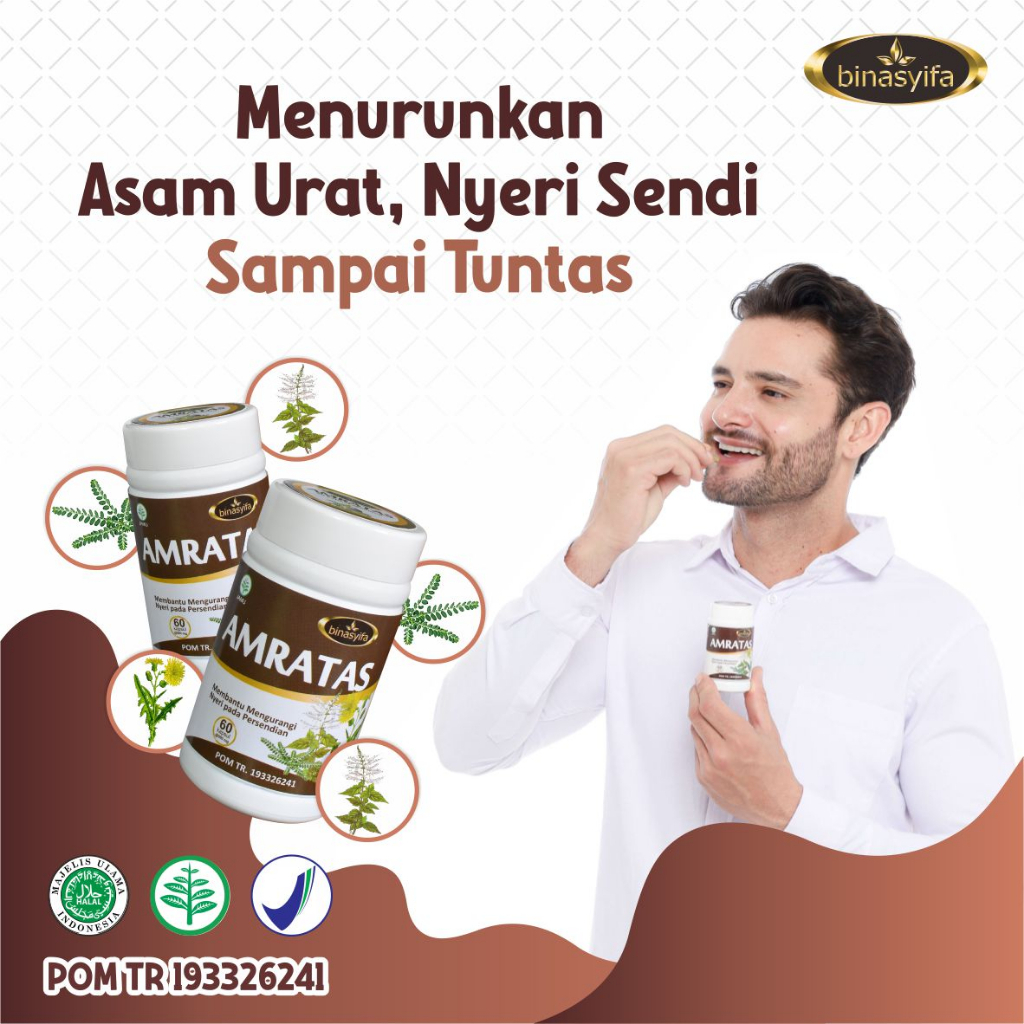 Obat Asam Urat Herbal Ampuh Amratas Binasyifa
