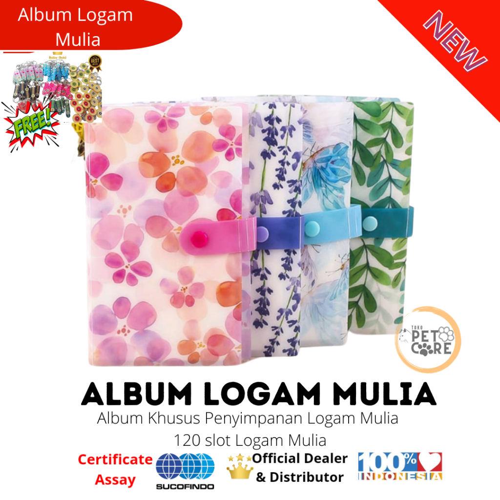 Album Logam Mulia Emas Mini Baby Gold