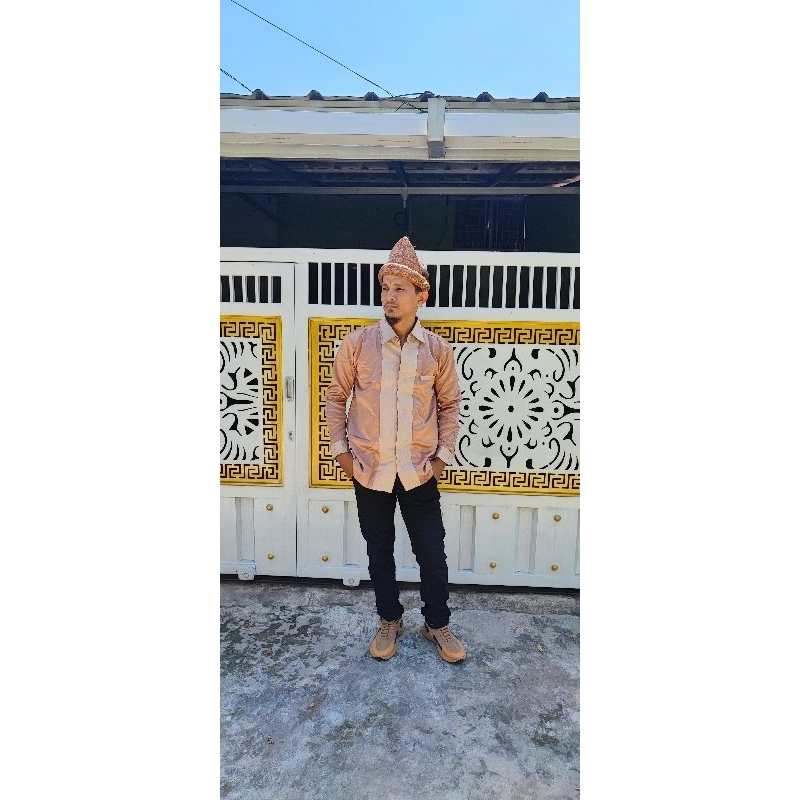 BAJU SONGKET MELAYU PRIA