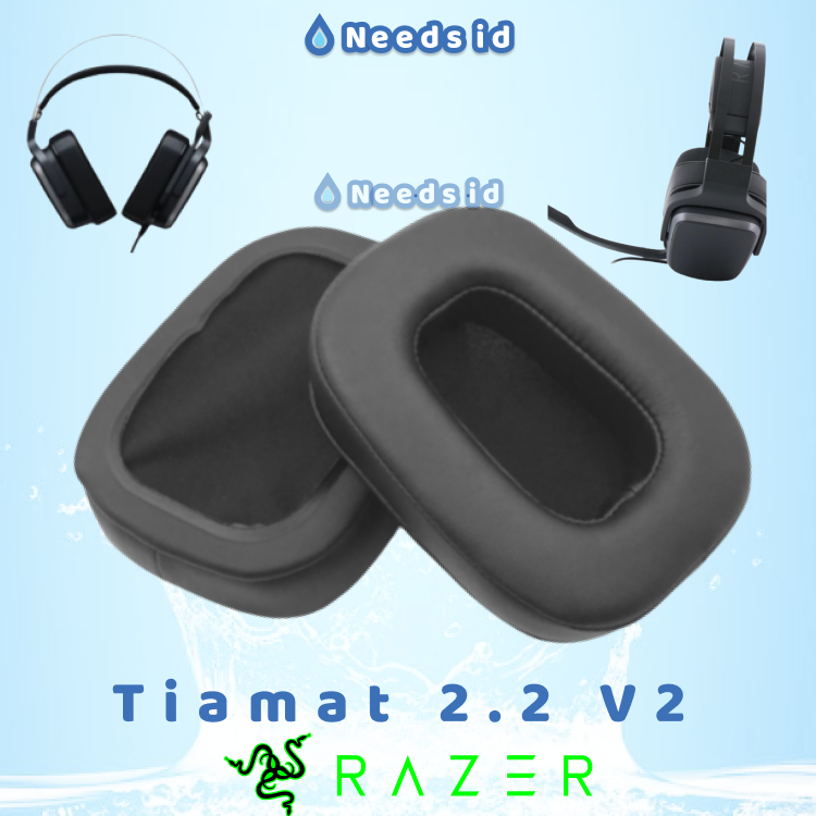 Busa Pengganti Razer Tiamat 2.2 V2 7.1 Bantalan Earpad Earcup Ear Pad Cup Cushion Foam Pengganti Rep