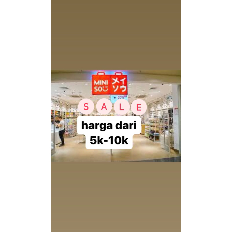 Anting Anting sale Miniso
