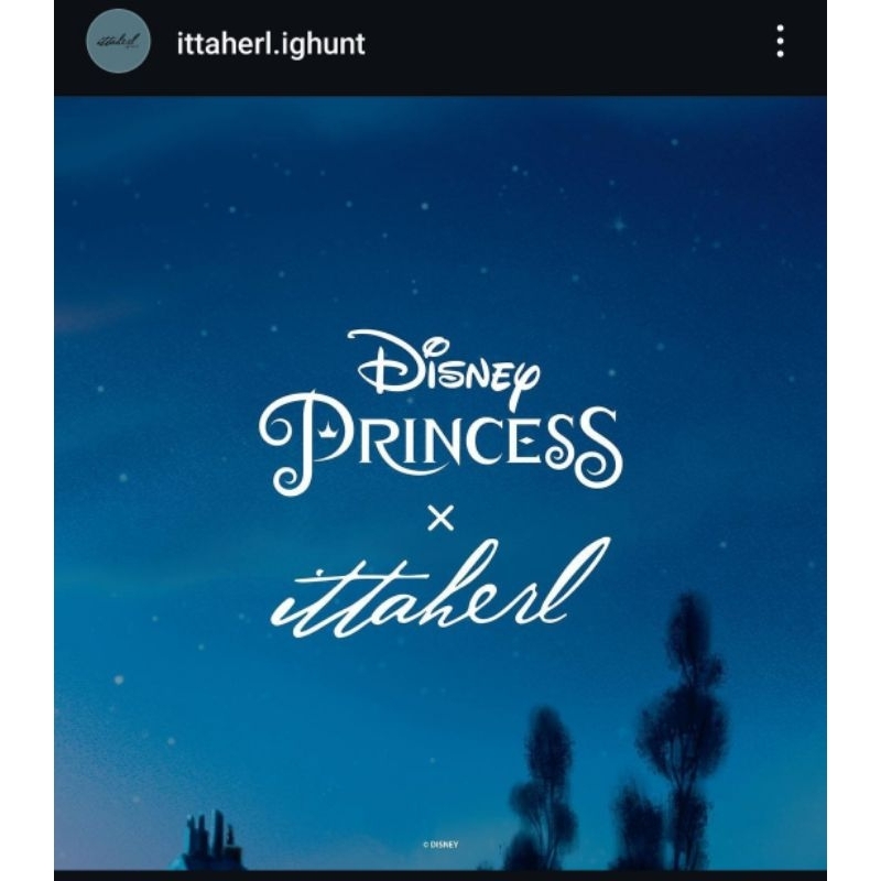 READY NEW Ittaherl x Disney Princess Cinderella Vol 2 Fairytale 60mm Slipper Pointy Strap Sky/Not VB