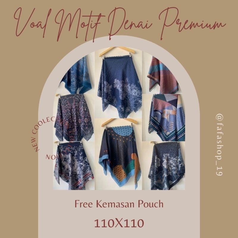 Voal Motif Denai Premium