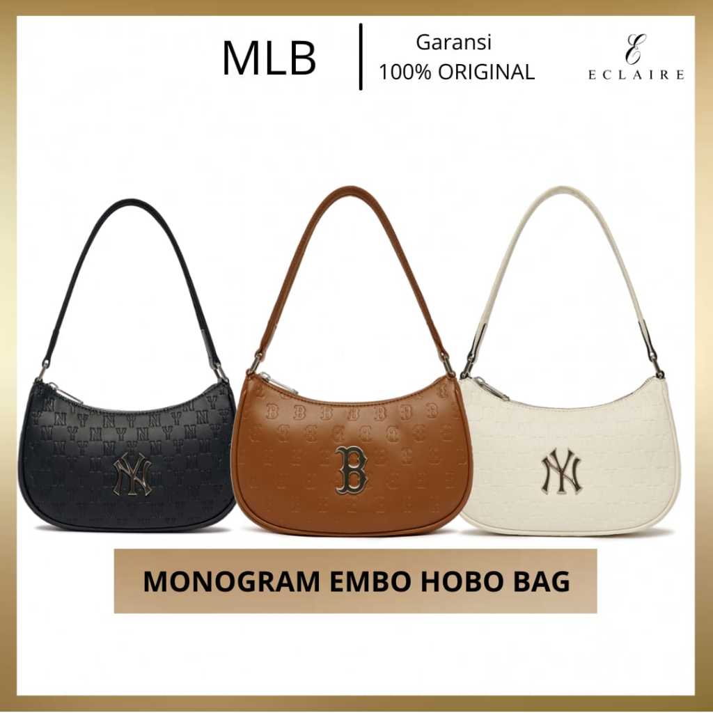 MLB Monogram Embo Hobo Bag