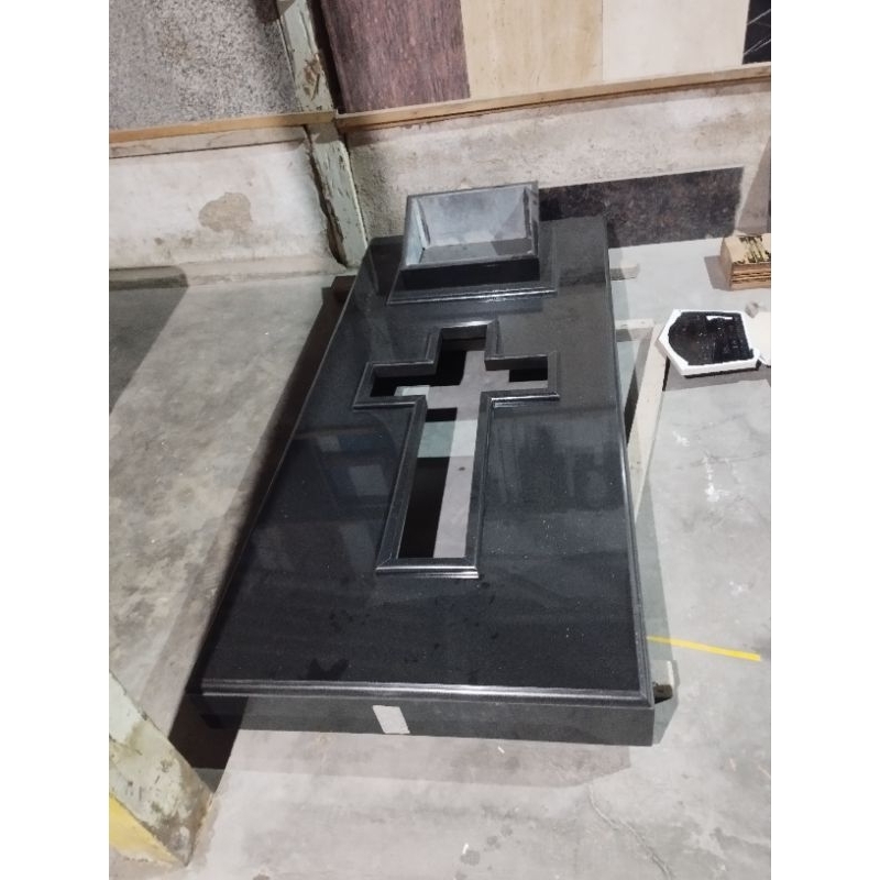 batu nisan kristen full bahan batu granit