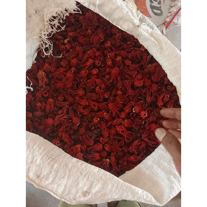 

500 gram,teh bunga Rosela merah premium great a panen baru