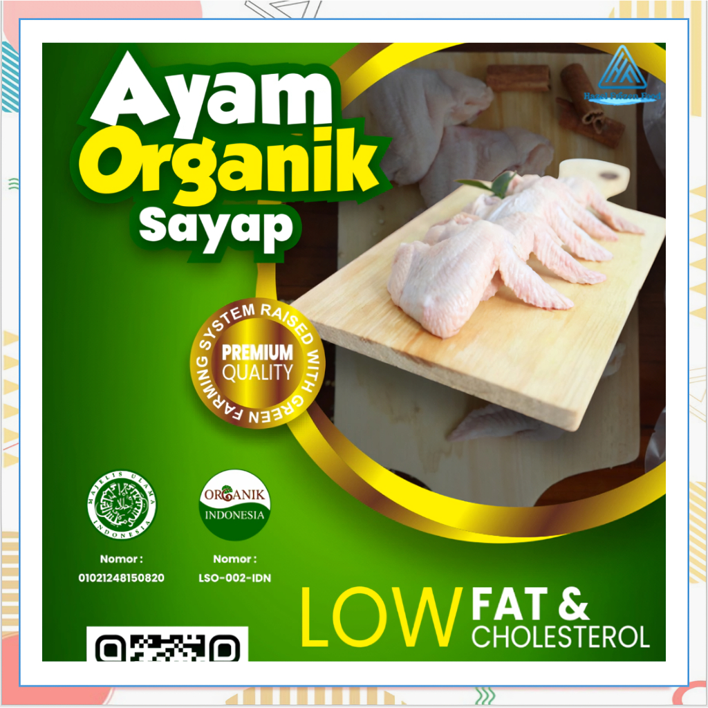 

Sayap Ayam Organik Berkah Chicken 500 g Karawang