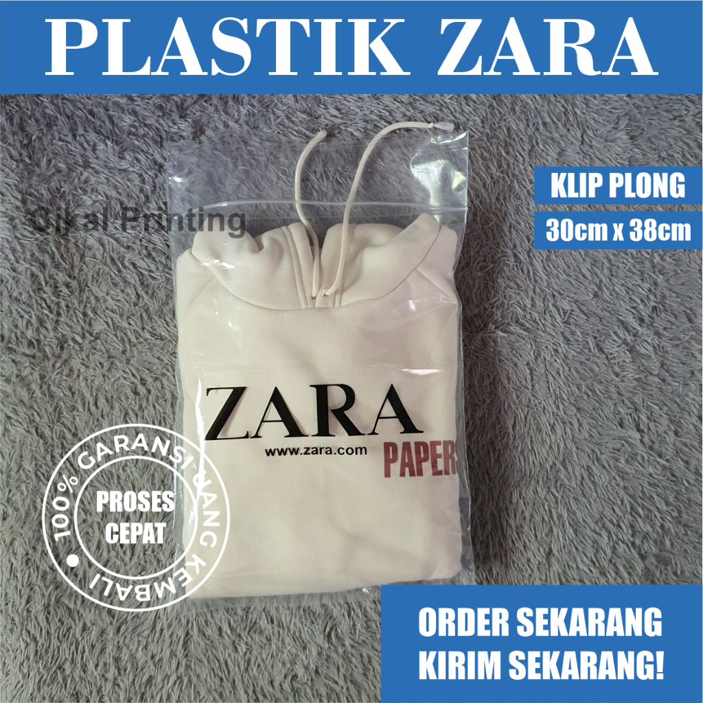 

Isi 50 Pcs, (Size 30 x 38+7cm) Plastik Klip Pound ZARA, Plastik ZARA, Kantong ZARA, Plastik H&M, Plastik Uniqlo, Plastik Klippound, Plastik Custom, Plastik Motif