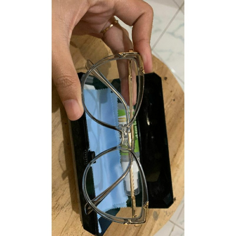 kacamata cateye photocromic minus -1