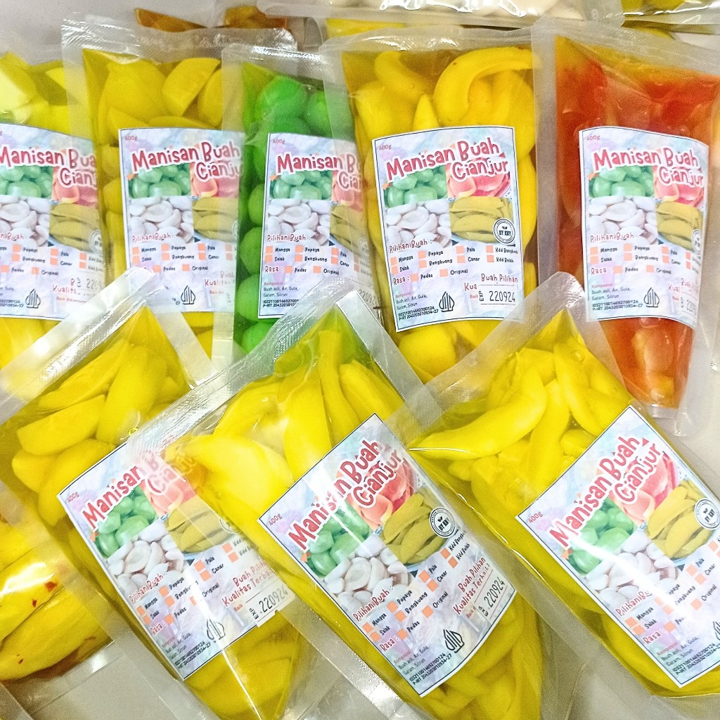 

RB Manisan buah campur 600 gram / asinan buah mix / rujak buah / olahan buah / manisan cianjur