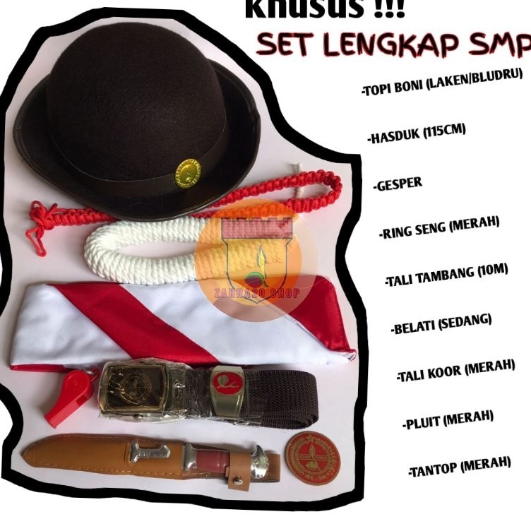 

KODE M92L ALAT SET SDSMP PRAMUKA LENGKAP TINGAL PAKAI