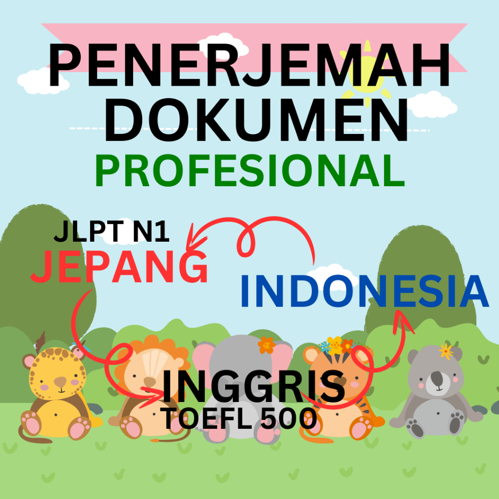 SISOSA Penerjemah Dokumen Jepang Inggris Indonesia Profesional