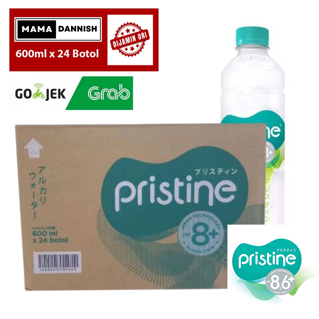 

PRISTINE pH 8.6 – 600 ML x 24 BOTOL (DUS)