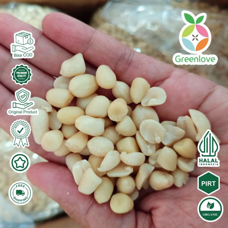 

Kacang kupas import 61/71 (ukuran kecil)