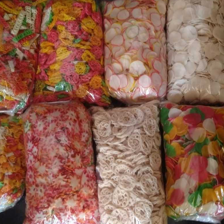 

RB KERUPUK RAFAEL KECIL 1KG/ KERUPUK MAWAR PUTIH VIRAL KECIL