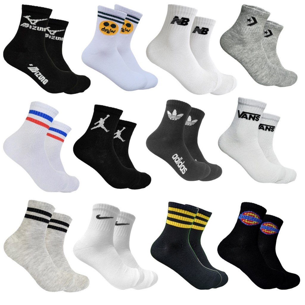 Kaos kaki Oldschool Pendek Skate Sport Pria Wanita Dewasa