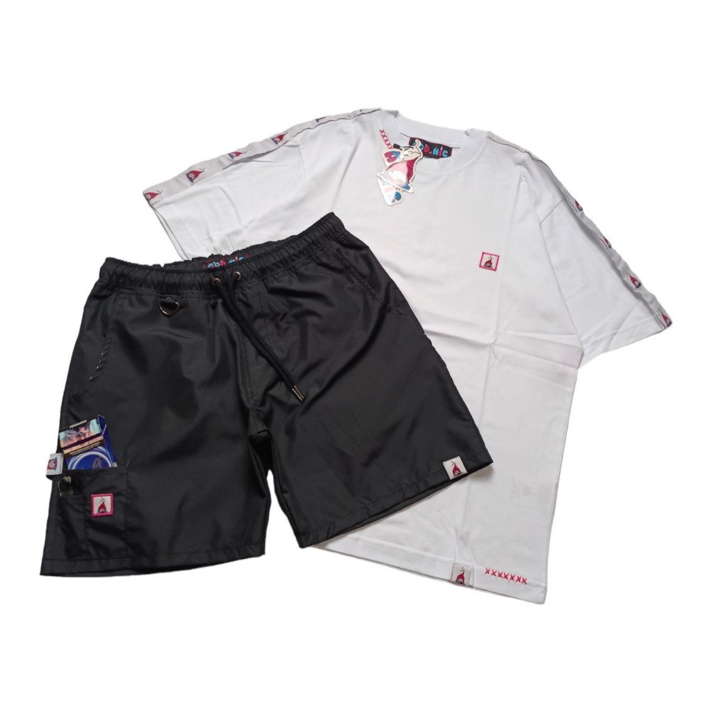 Tshirt Kaos Oversize One Set Putih Addnic