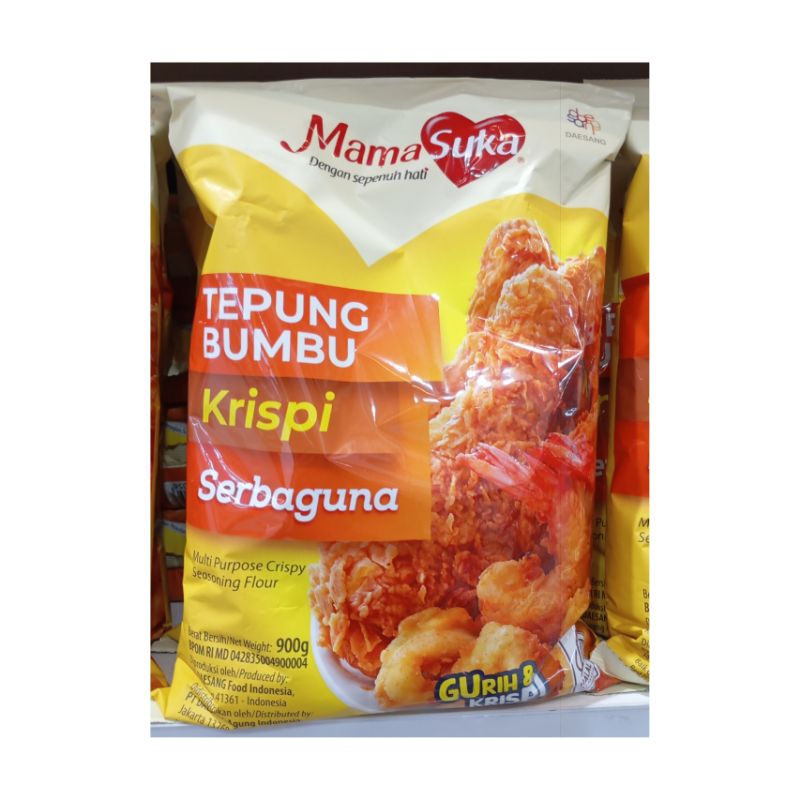 

MAMA SUKA TEPUNG BUMBU KRISPI SERBAGUNA 900GR ISI 5 PCS