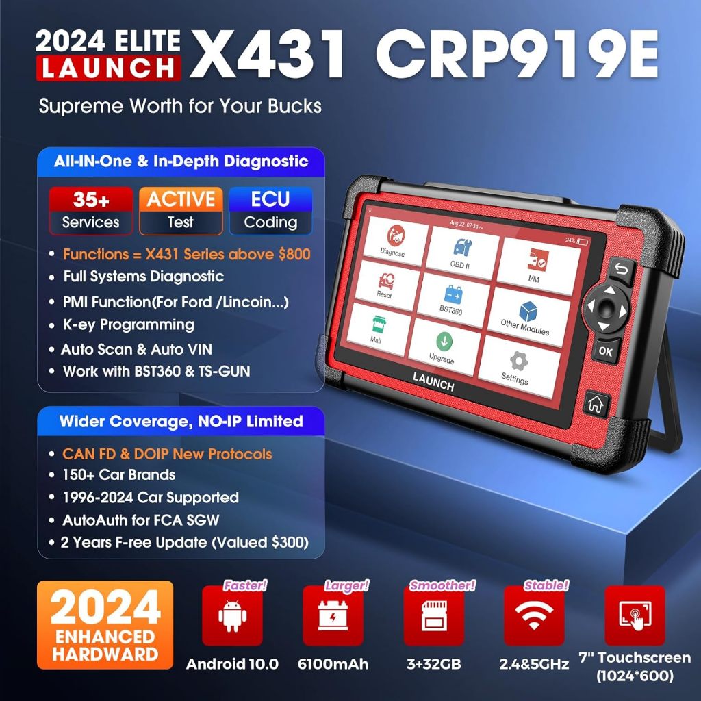 scanner mobil Launch X431 crp919 lebih bagus dari thinkscan