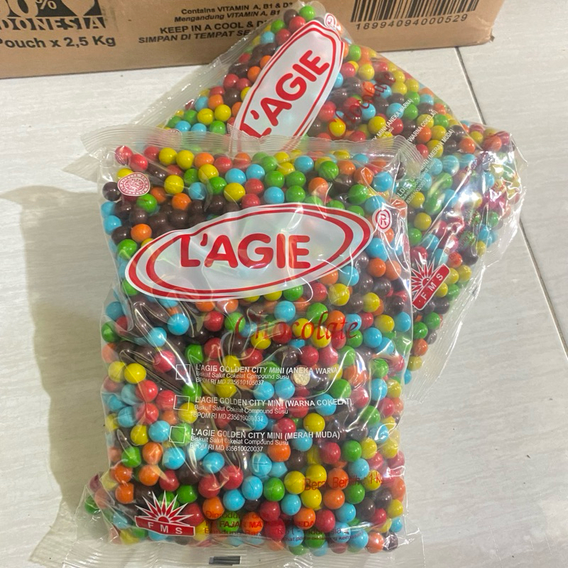 

PERMEN DONAT /COKLAT L'AGIE / PERMEN ROTI WARNA