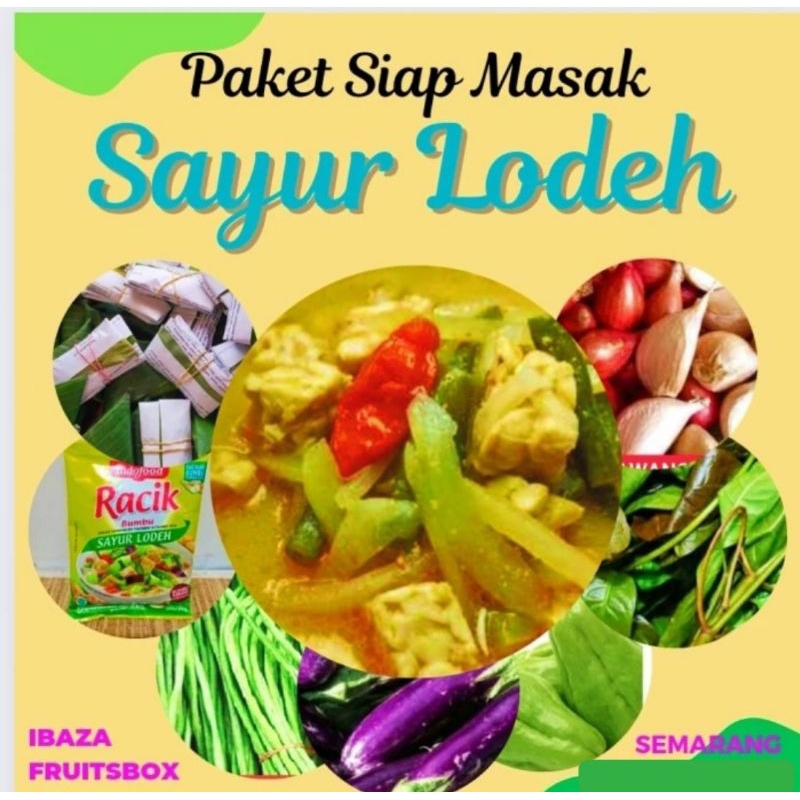 

Sayur Lodeh Porsi Big Family Paket Sayur Lengkap Dengan Bumbu Racik, Santan dan Tempe