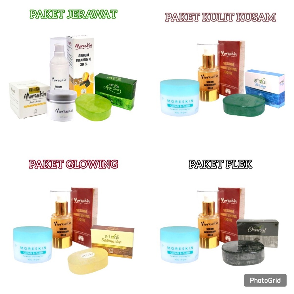 Paket Hemat NASA / Paket jerawat NASA / Paket Glowing NASA / Paket Flek Hitam NASA / Moreskin /Agen 