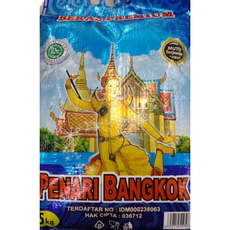 

beras 5kg penari Bangkok/ beras pulen premium 5kg