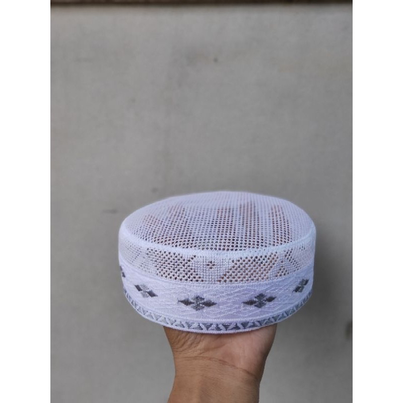 Kopiah Hajir/Peci Hajir Marawis 3 Jari/Peci surut Atas polos