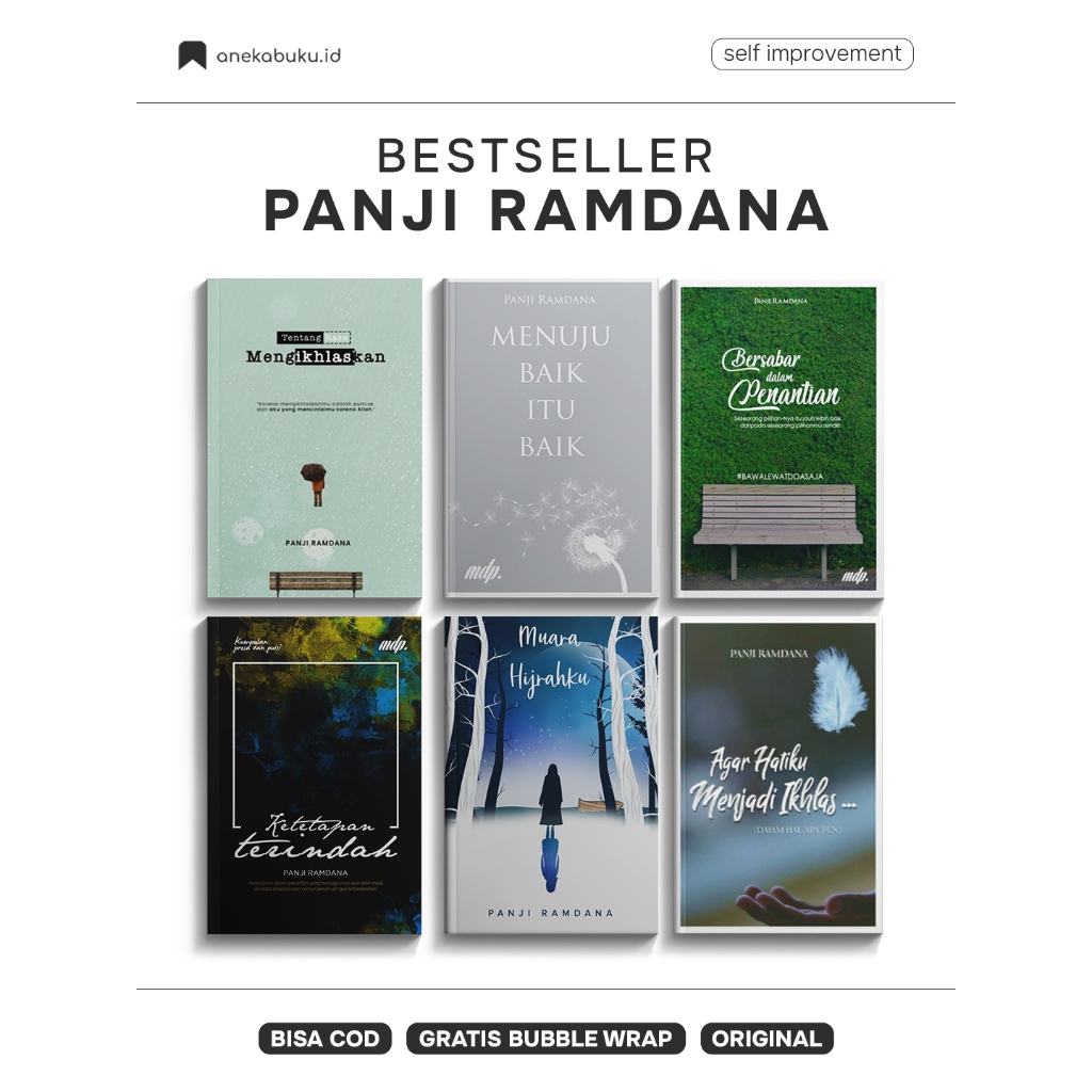 BUKU PANJI RAMDANA: Bekal-Bekal Pernikahan | Agar Hatiku Menjadi Ikhlas | Muara Hijrahku | Teruntuk 