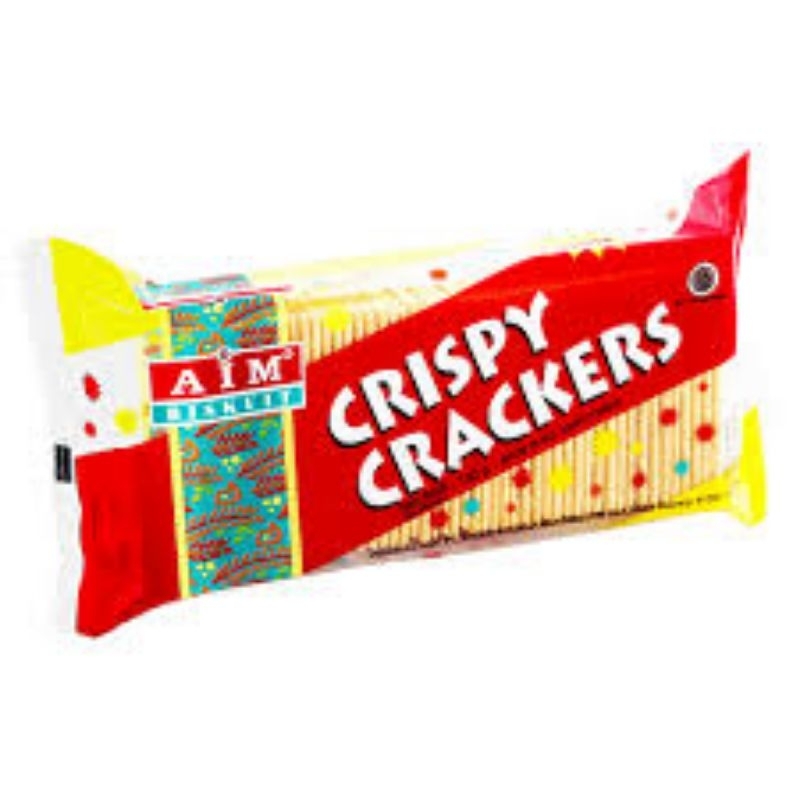 

AIM CRISPY CRACKERS 150GRAM BISKUIT CRISPY CRACKER 150GRAM