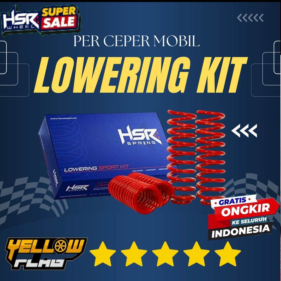 Per Mobil Ceper LOWERING KIT HSR RED SUZUKI ERTIGA 2018-2020