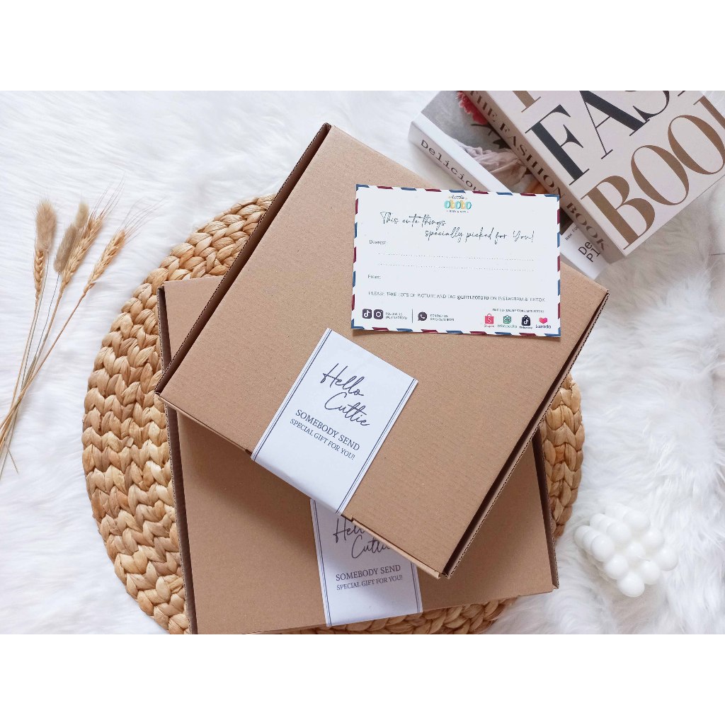 

GIFT BOX Free GIFT CARD - Jasa Packing Kado Box Kardus