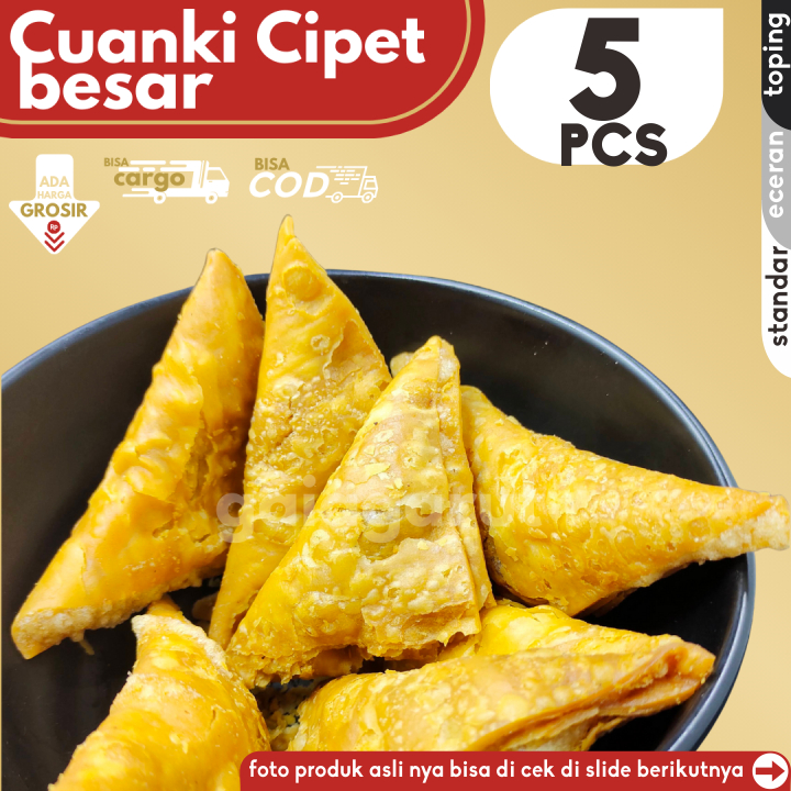 

Cuanki CIPET BESAR isi 5pcs Pelengkap Baso Aci Seblak by GG (Bisa COD/Grosir/Kargo)