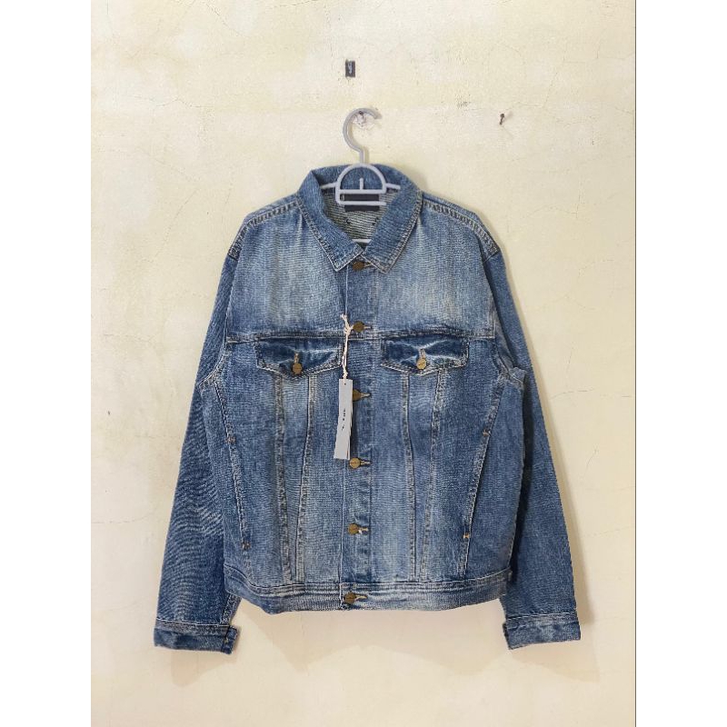 denim jacket fear of god essentials