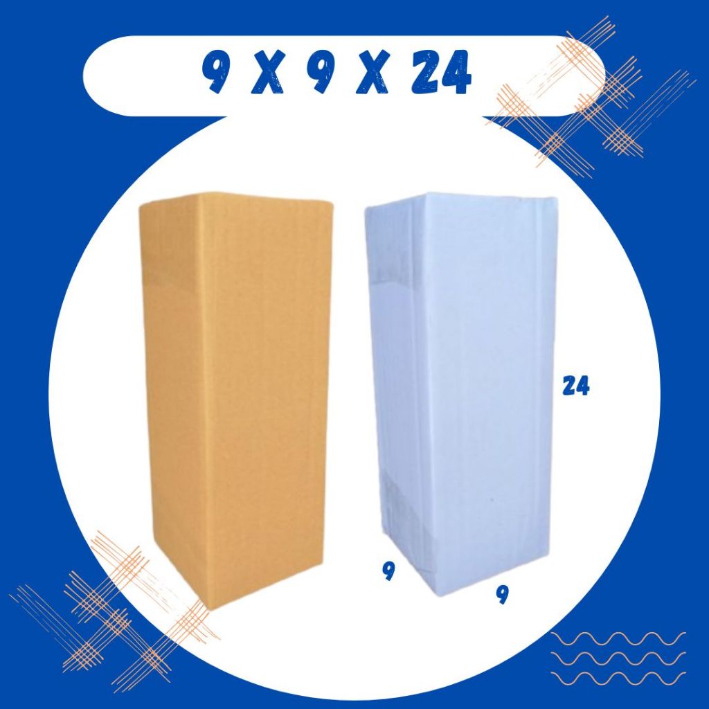 

Karton 9x9x24 Kardus A1 Packing Dus Kotak Kemasan Box Aksesoris Souvenir Sparepart Obat Madu