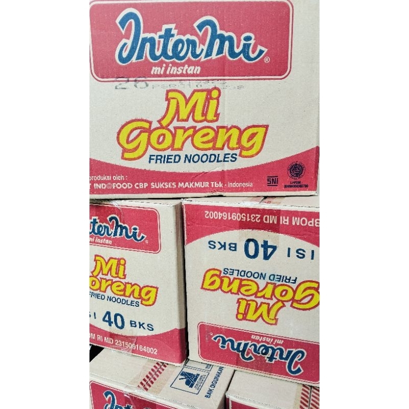 

InterMi / InterMie Goreng 1 Dos / Dus / Carton / Karton (isi 40 Pcs)