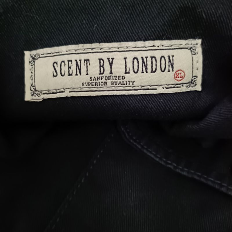 kemeja workshirt scent by London navy military ,XL
