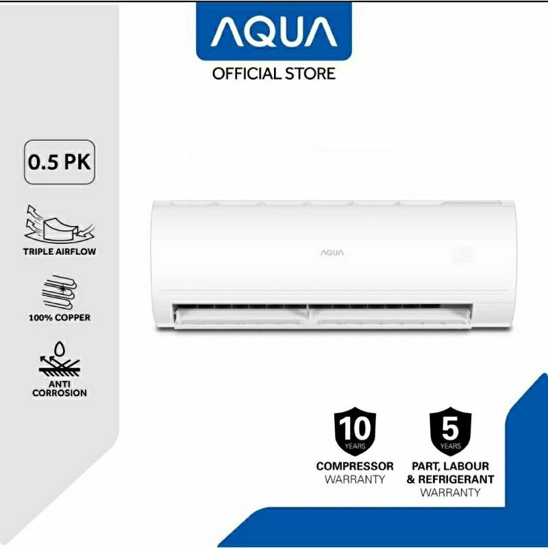 AC AQUA 1/2 PK AQA-KR5FQDL LOW WATT + PASANG