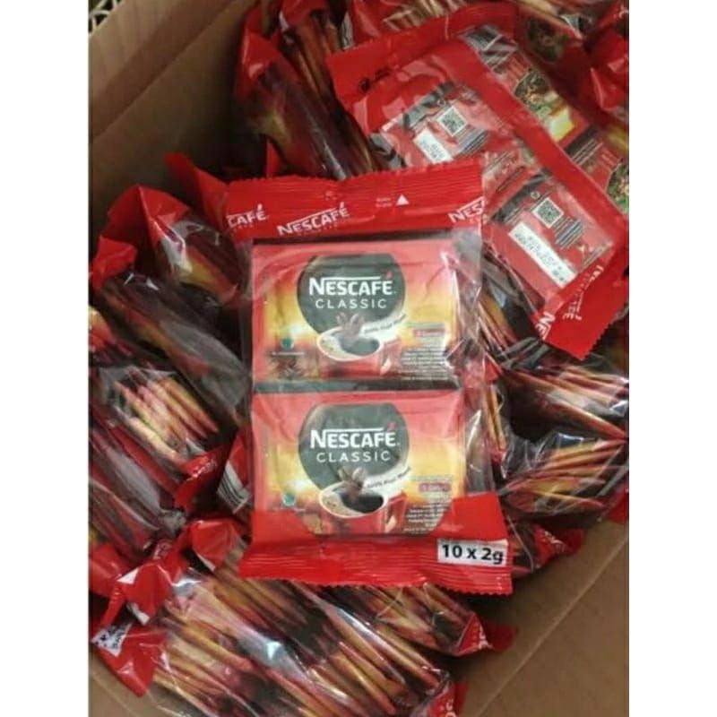 

NESCAFE CLASSIC Sachet 10x2g / NESCAFE Kopi Murni 2g