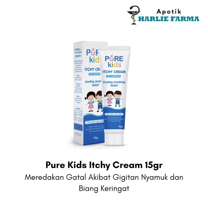 Pure Kids Itchy Cream 15gr - Krim Gatal dan Biang Keringat Anak Bayi