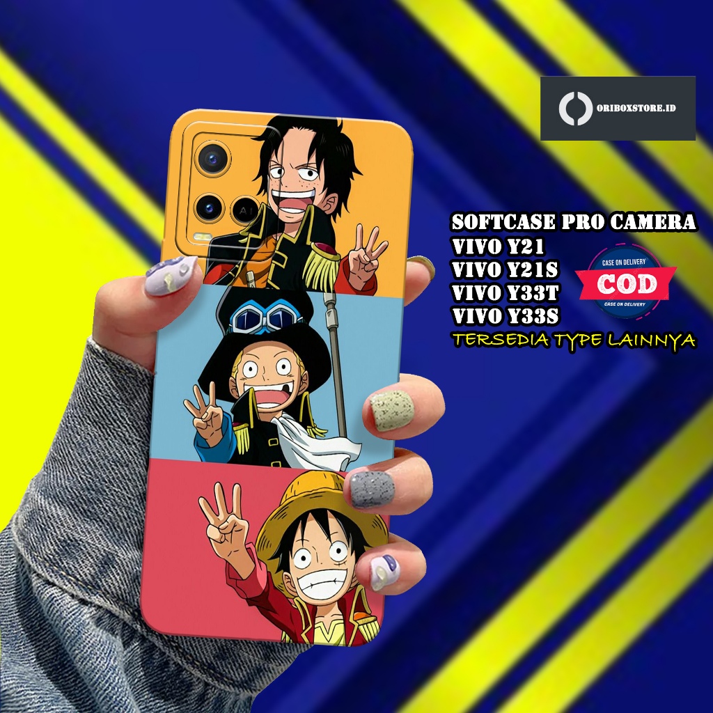 Case Hp VIVO Y21 /  Y21S / Y33S  / Y33T Terbaru - Motif Case One Piece - kesing VIVO Y21 /  Y21S / Y