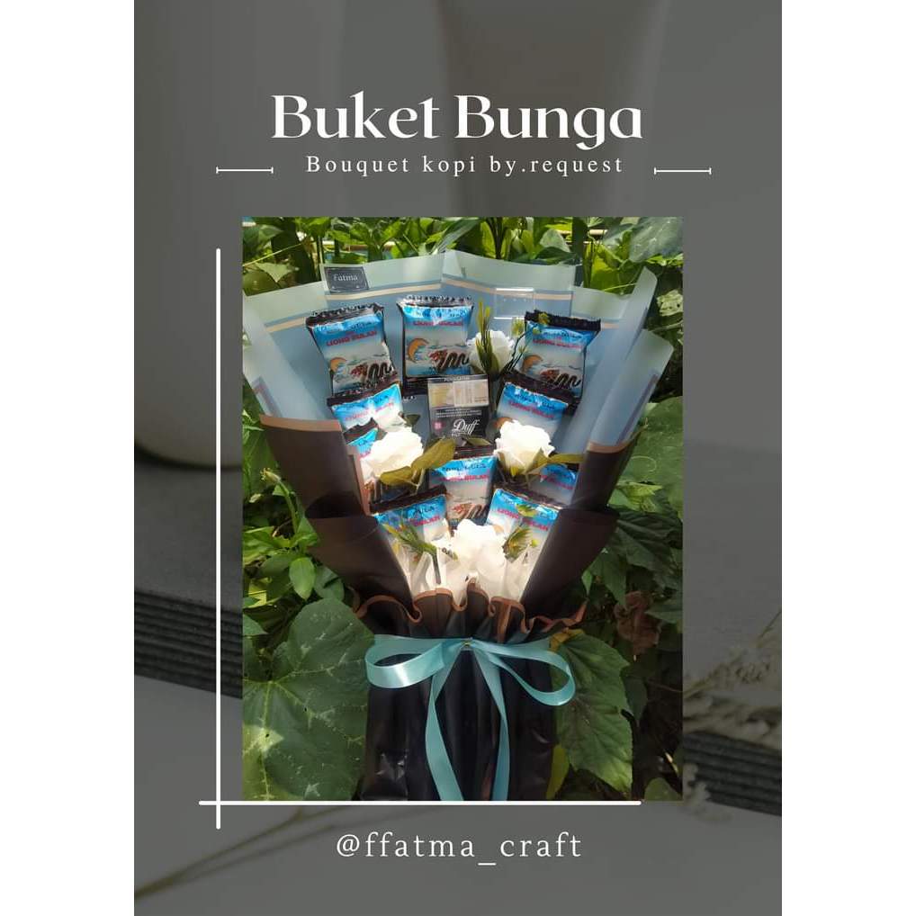 

buket bucket bouquet kopi liong hitam kado hadiah unik laki laki cowok wisuda ulang tahun anniversary