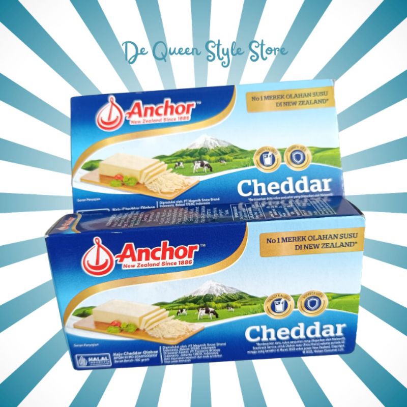 

Cheddar Anchor - Keju Batang Halal 150gr