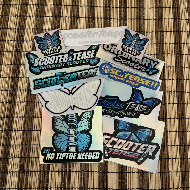 

[BUNDLING] stickerpack scooter.tease