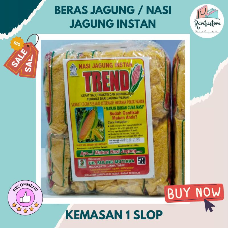 

NASI JAGUNG INSTAN / BERAS JAGUNG / AMPOK JAGUNG SIAP MASAK