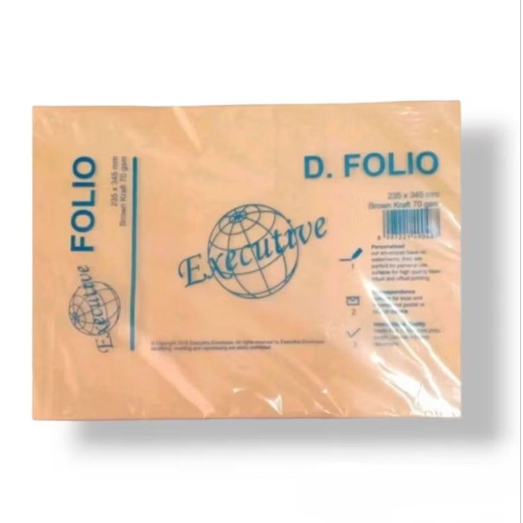 

amplop coklat kraft/ amplop Folio executive (100 lembar)