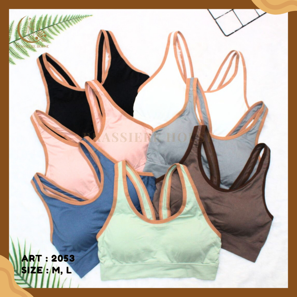 3PCS Bra import murah/sport bra munafie/bra gym fitnes/pakaian dalam wanita /underwear murah /bralle