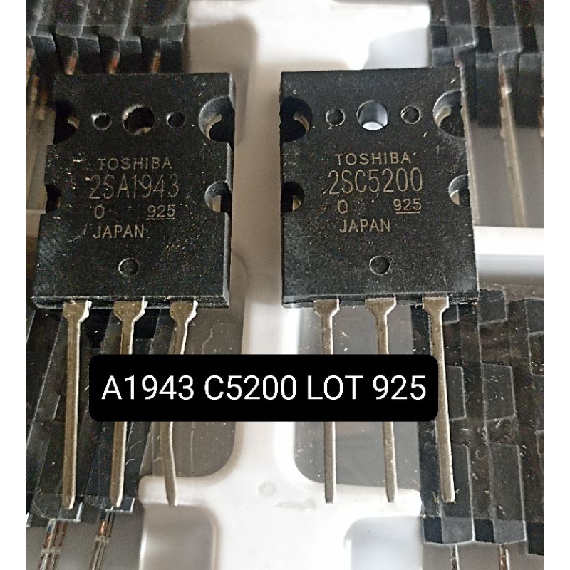 transistor toshiba a1943 c5200 lot 925 2sa1943 2sc5200
