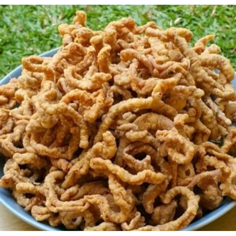 

kripik usus crispy renyah kemasan 500
