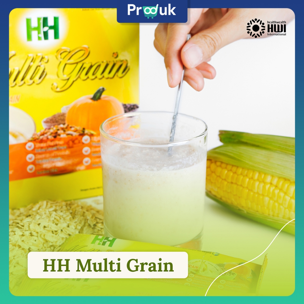 

HH MULTIGRAIN HWI | Sereal Sehat Diet Isi 20 sachet | Distributor Resmi HWI | Produk Original